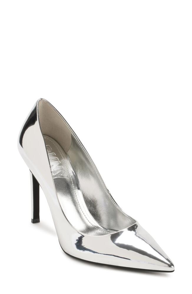 DKNY Mabi Pointed Toe Pump in Chrome Cover