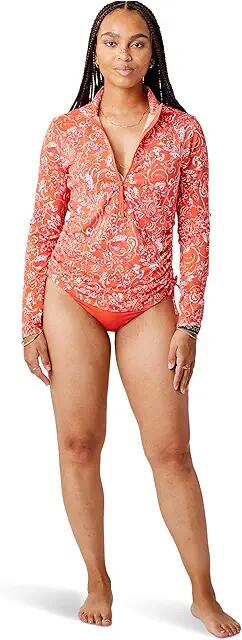 Carve Designs Cruz Rashguard (Lisbon) Women's Swimwear Cover