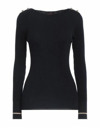 Max Mara Studio Woman Sweater Navy blue Virgin Wool Cover