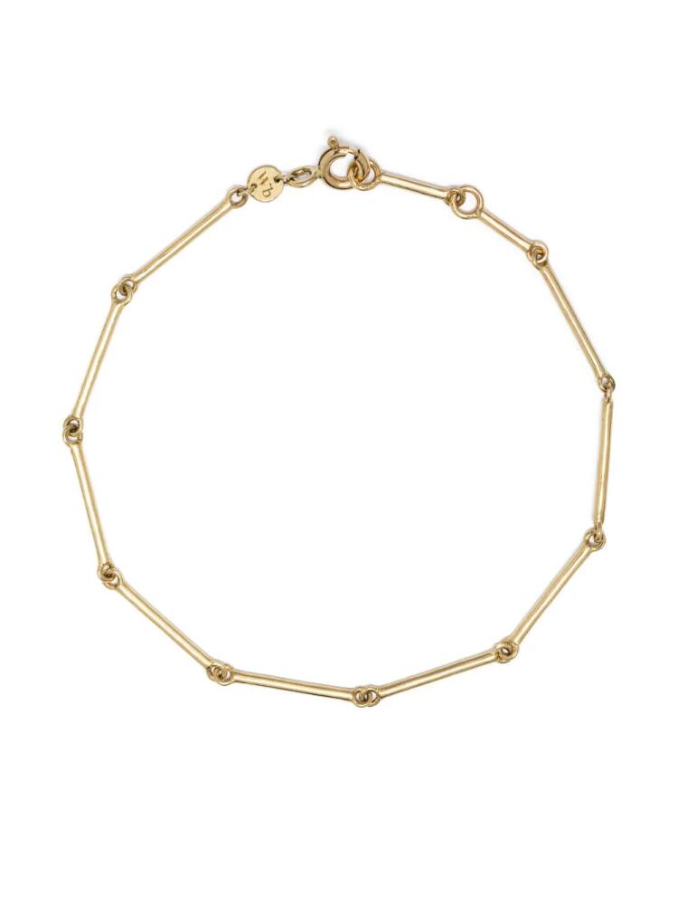 We by WHITEbIRD 14kt yellow gold Yasmine Small articulated bracelet Cover