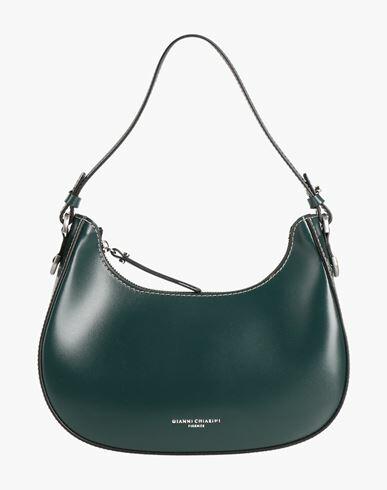 Gianni Chiarini Woman Handbag Dark green Calfskin Cover