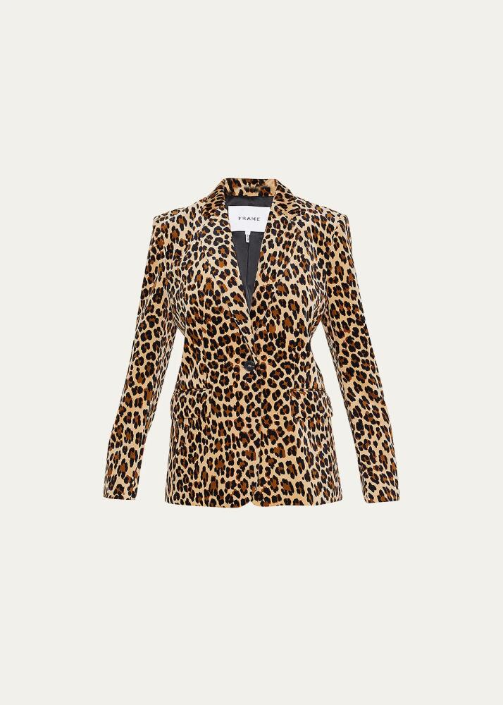 FRAME Classic Cheetah Blazer Cover