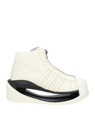 Y-3 Woman Sneakers Ivory Leather Cover