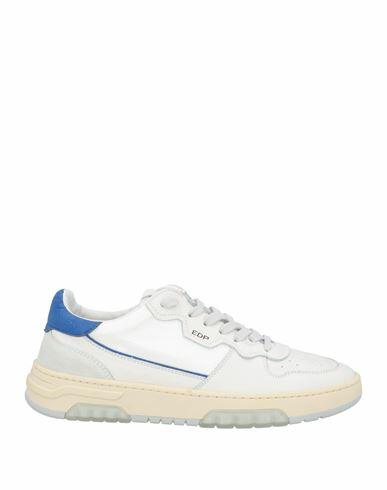 Ed Parrish Man Sneakers Off white Leather, Textile fibers Cover