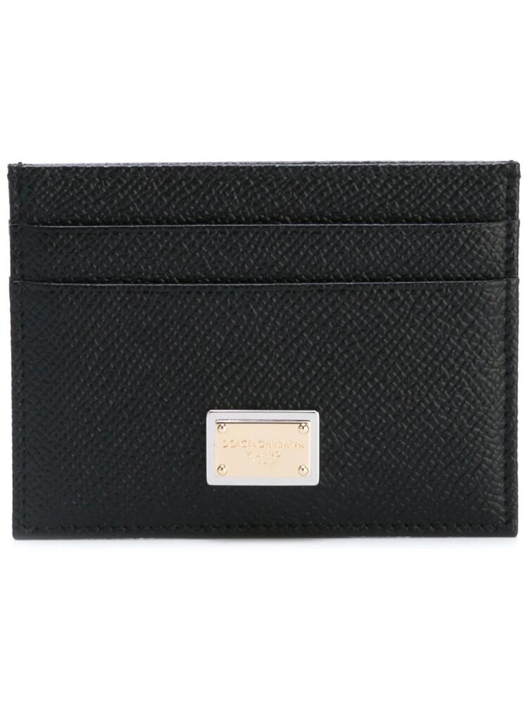 Dolce & Gabbana leather card holder - Black Cover