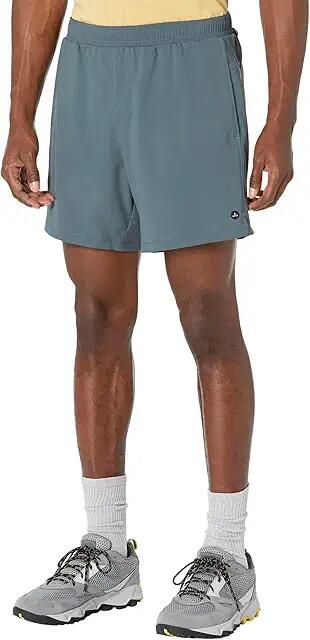 Prana Peak To Pavement Lined Shorts (Grey Blue) Men's Casual Pants Cover