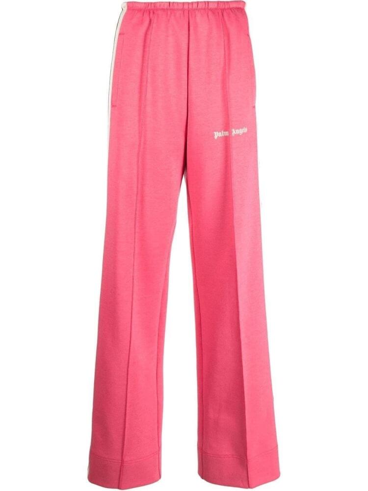 Palm Angels logo-print track pants - Pink Cover