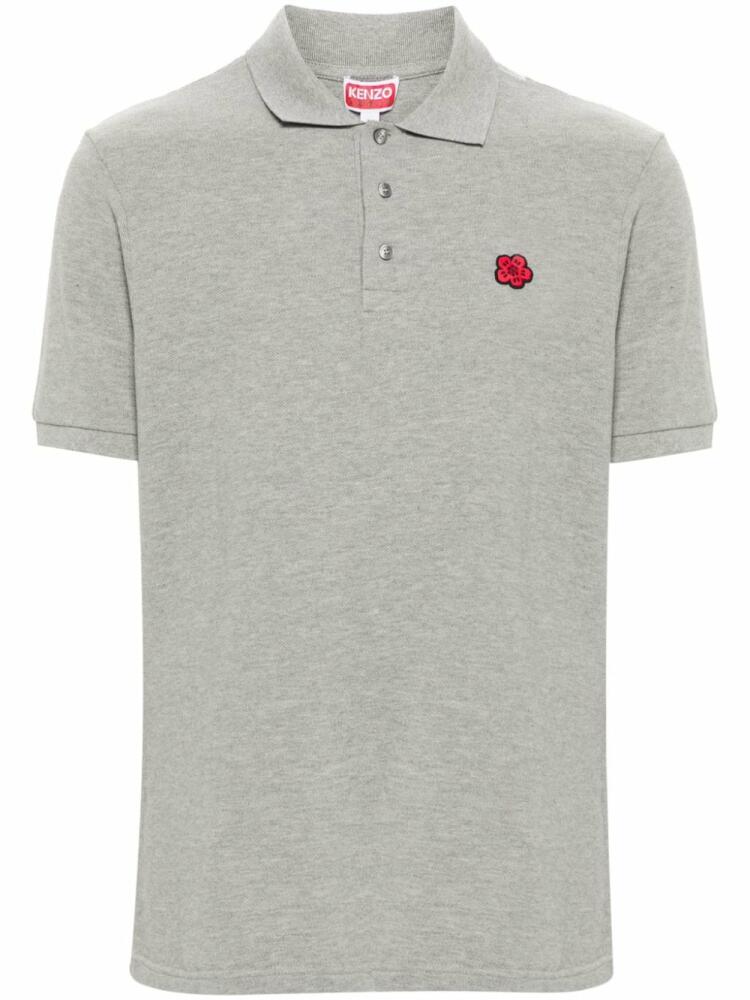 Kenzo Boke Flower cotton polo shirt - Grey Cover