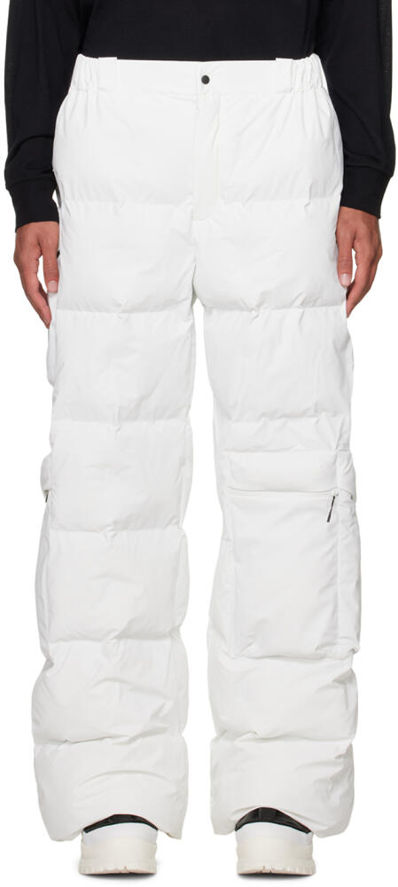 RAINS White Harbin Cargo Pants Cover