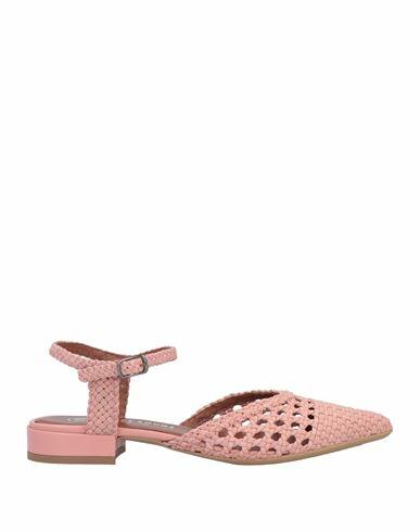 Pas De Rouge Woman Ballet flats Pastel pink Leather Cover