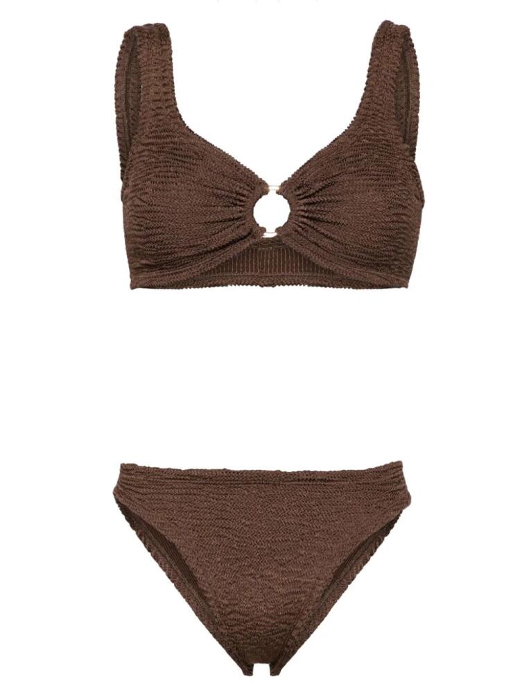 PARAMIDONNA Irina seersucker bikini - Brown Cover