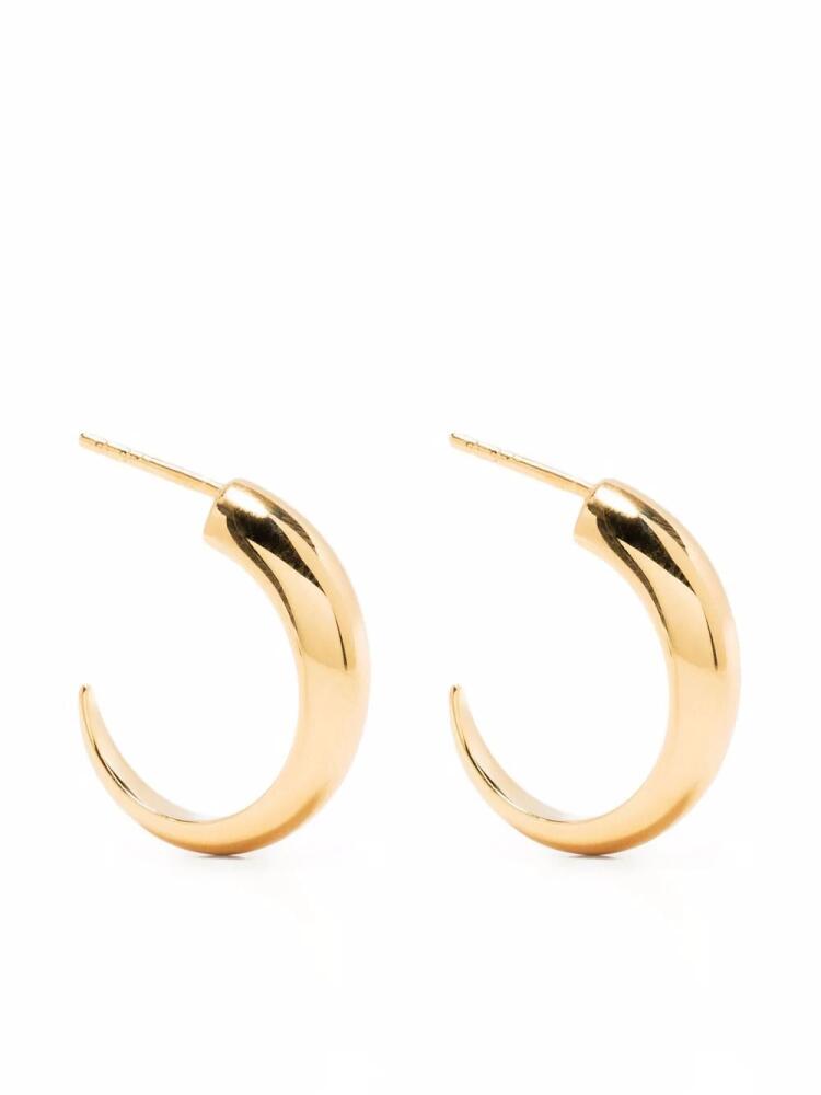 Missoma medium plain claw hoop earrings - Gold Cover