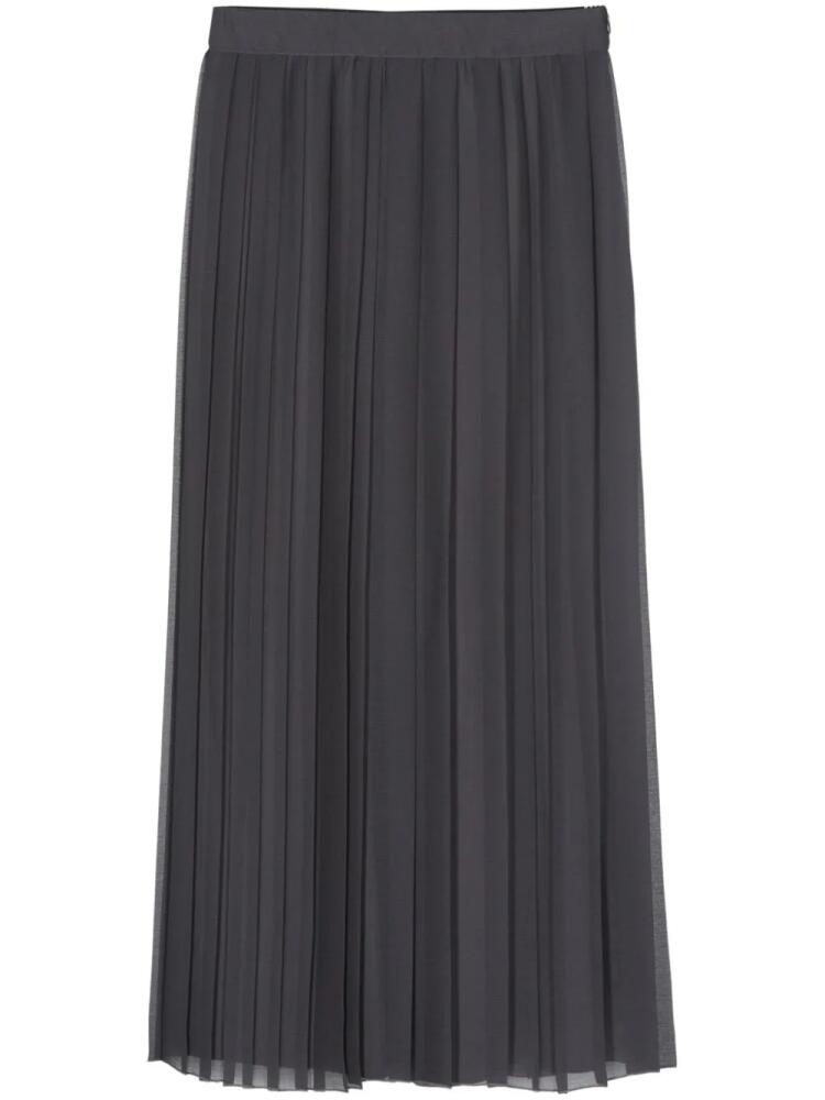 Eleventy pleated midi skirt - Grey Cover