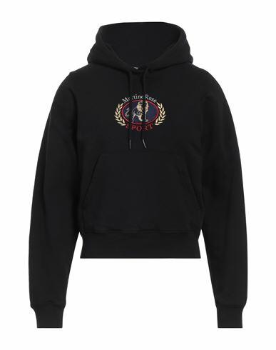 Martine Rose Man Sweatshirt Black Cotton Cover