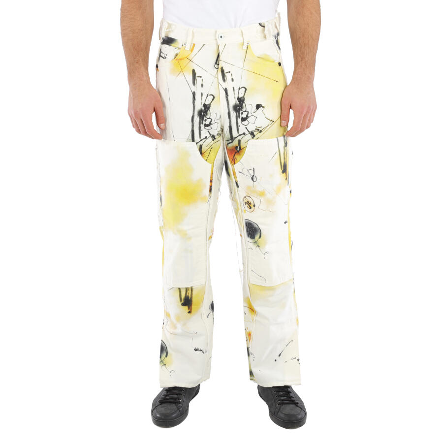 Off-White Multicolor Futura Abstract Carpenter Trousers Cover