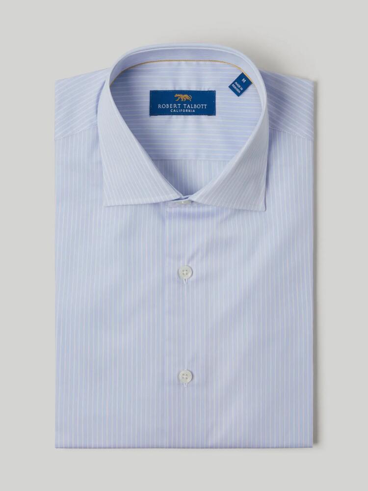 Robert Talbott Reynolds Bengal Dress Shirt in Lt Blue/white Cover