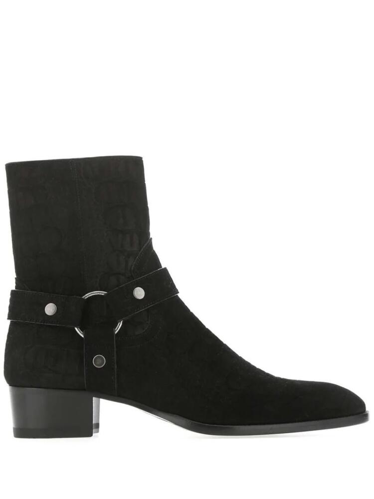 Saint Laurent Wyatt 40mm harness boots - Black Cover