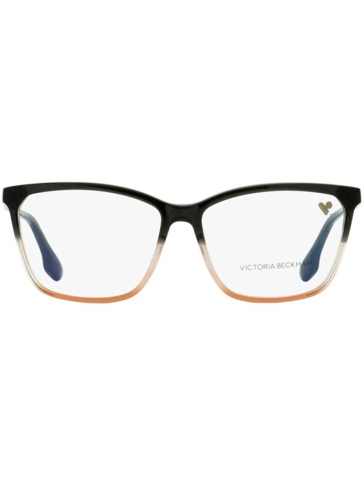 Victoria Beckham Eyewear rectangle-frame glasses - Black Cover