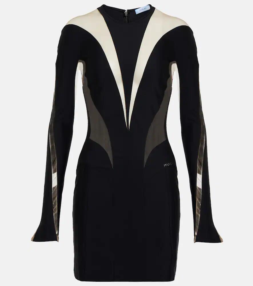 Mugler Paneled minidress Cover