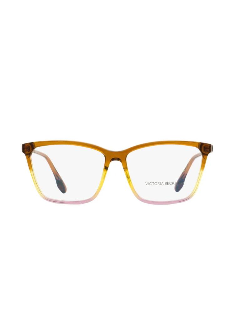 Victoria Beckham Eyewear rectangle-frame glasses - Brown Cover