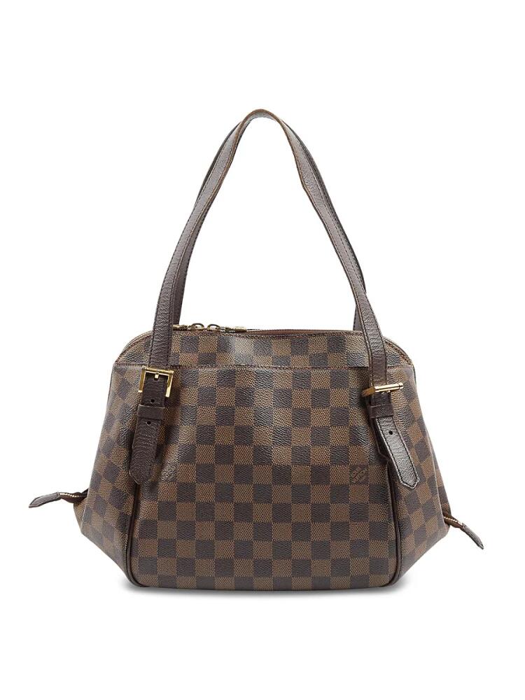 Louis Vuitton Women's The Belem MM Damier Ebene Top Handle Bag - Brown Cover