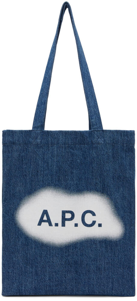 A.P.C. Indigo Lou Denim Tote Cover