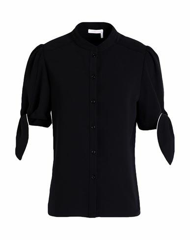 See By Chloé Woman Shirt Midnight blue Polyester Cover