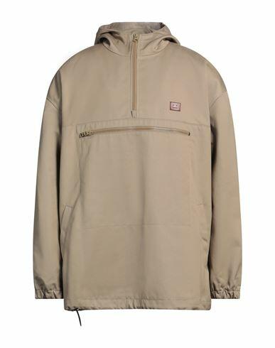 Acne Studios Man Jacket Beige Polyester, Cotton Cover