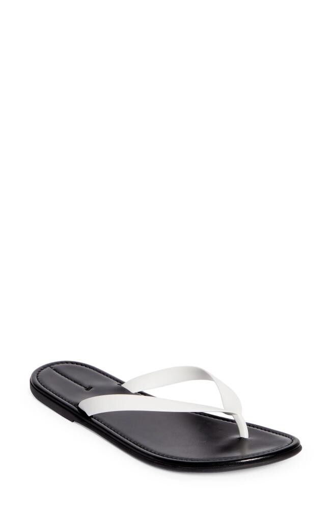 The Row Beach Flip Flop in White Cover