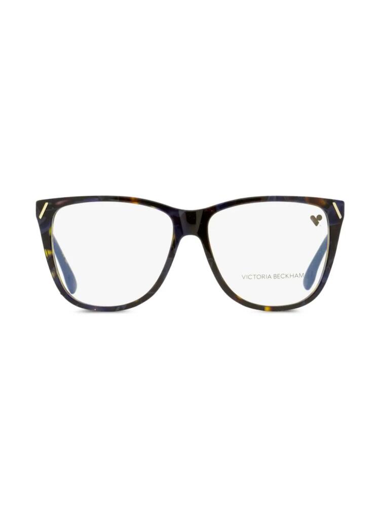 Victoria Beckham Eyewear D-frame glasses - Brown Cover