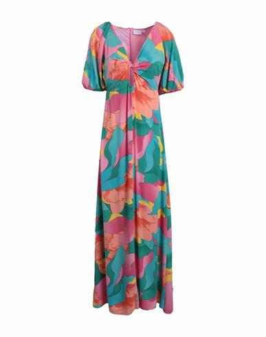 Vila Woman Maxi dress Pink EcoVero viscose Cover