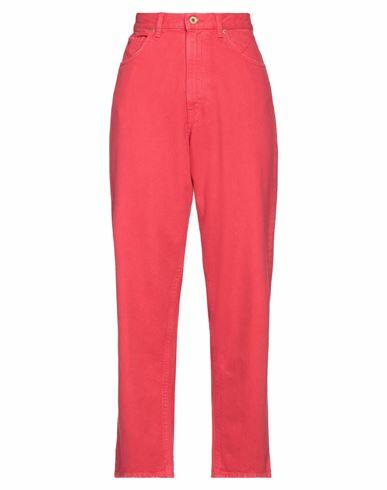 Pence Woman Pants Coral Cotton Cover