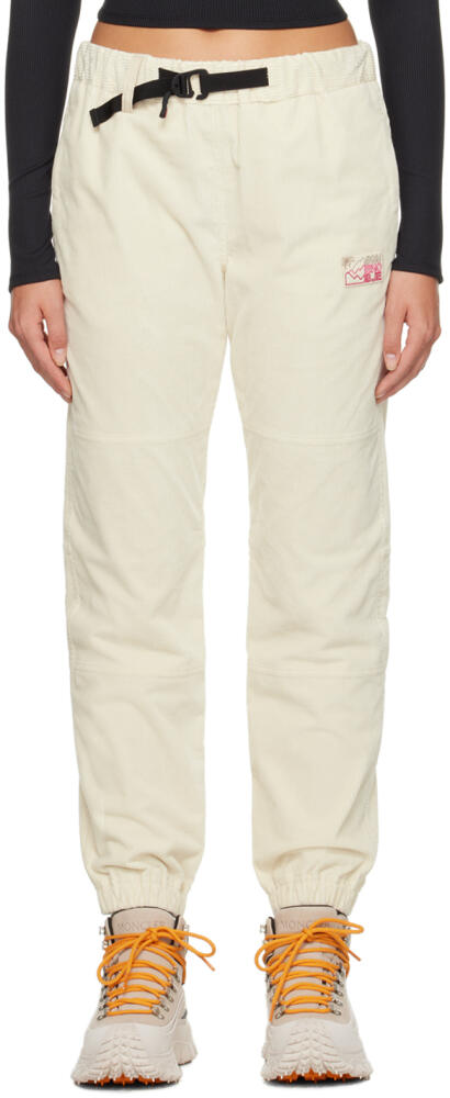 Moncler Grenoble White Elasticized Lounge Pants Cover