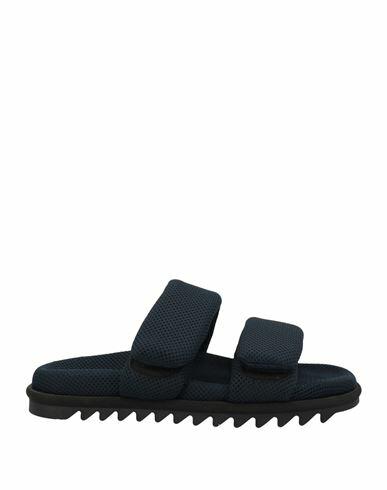 Dries Van Noten Man Sandals Navy blue Textile fibers Cover