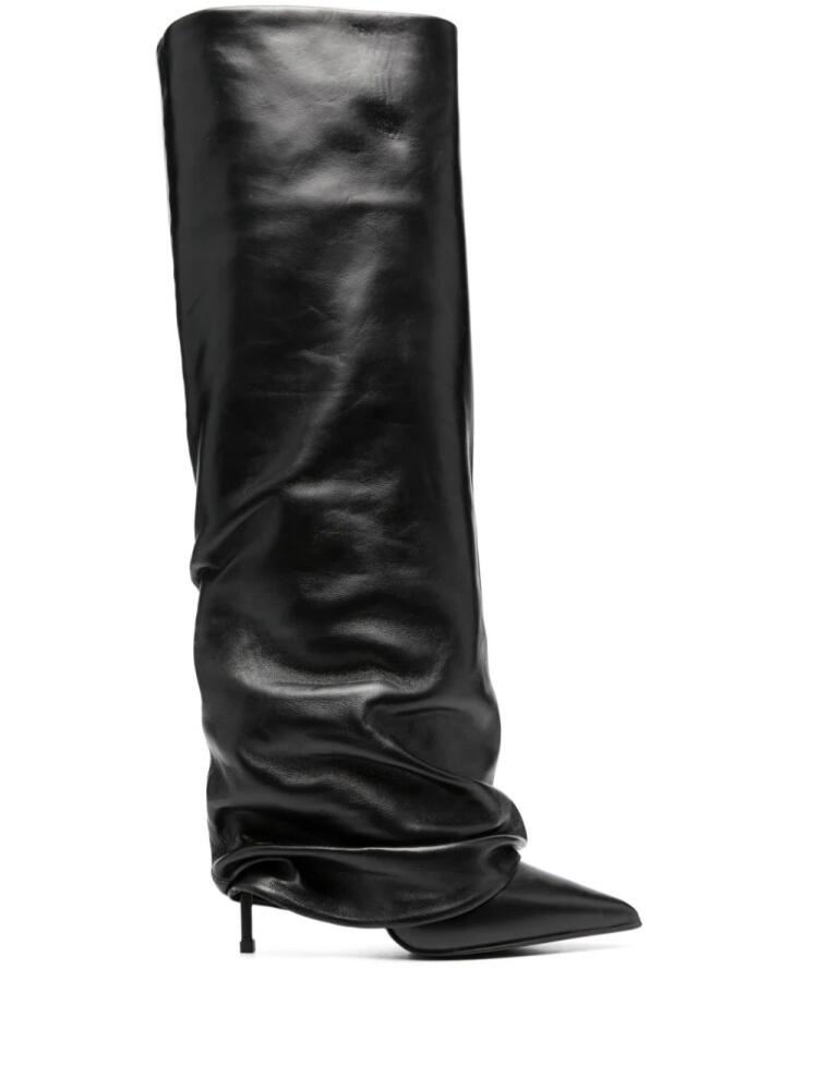 Le Silla Andy 120mm pointed-toe boots - Black Cover