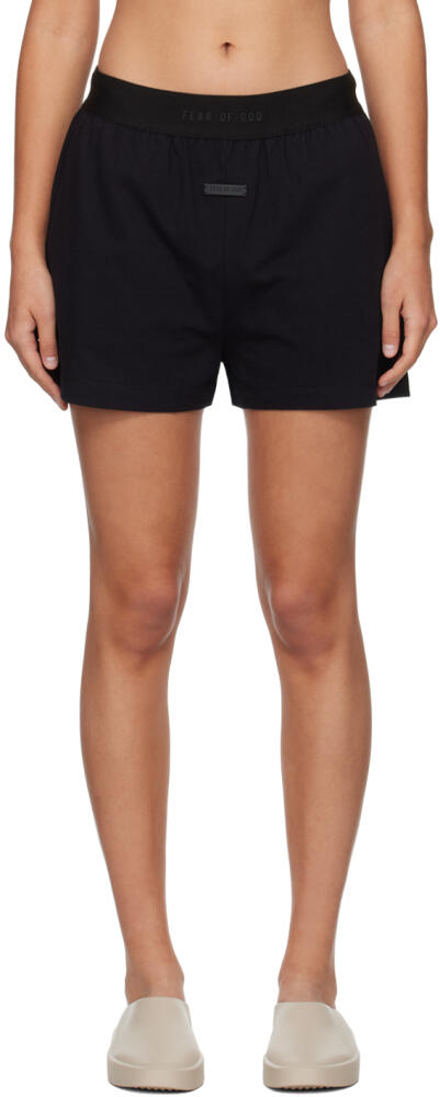 Fear of God Black 'The Lounge' Shorts Cover