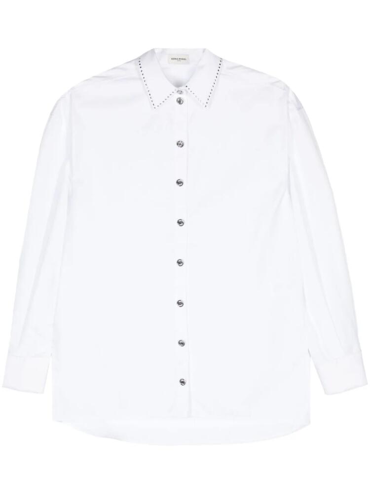 Sonia Rykiel studded cotton shirt - White Cover