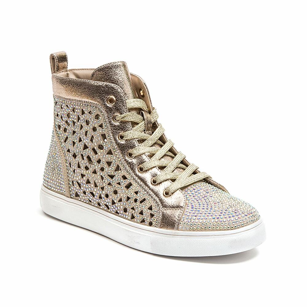 Lady Couture New York HighTop Sneaker | Women's | Gold Metallic Cover