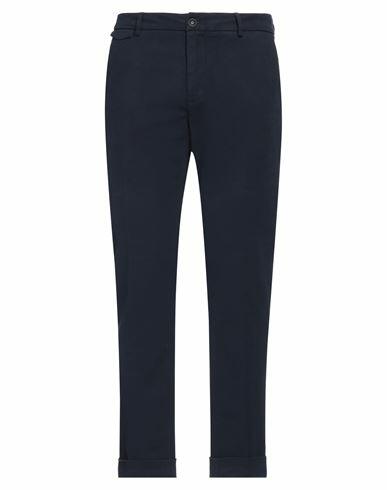 Teleria Zed Man Pants Navy blue Cotton, Elastane Cover