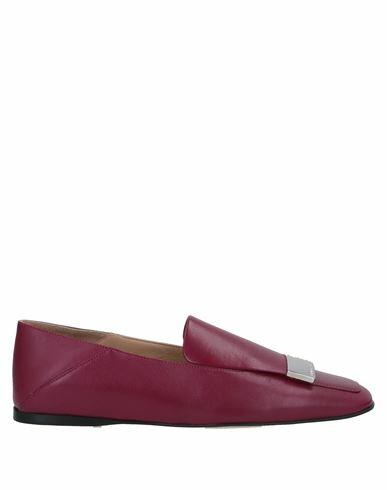 Sergio Rossi Woman Loafers Garnet Soft Leather Cover