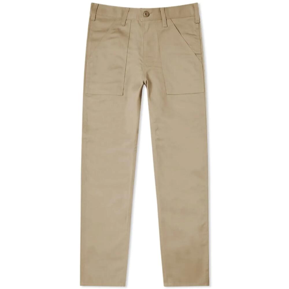 Stan Ray Men's Slim Fit 4 Pocket Fatigue Pant in Khaki Twill Cover