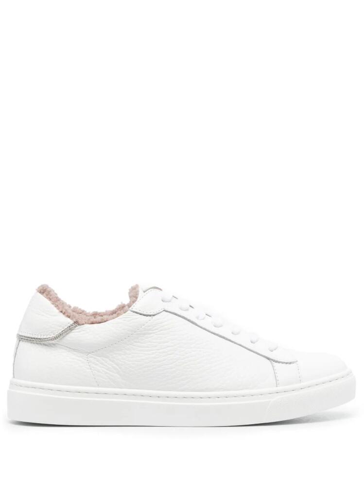 Fabiana Filippi low-top lace-up sneakers - White Cover