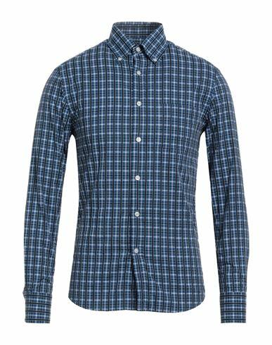 Dunhill Man Shirt Blue Cotton Cover