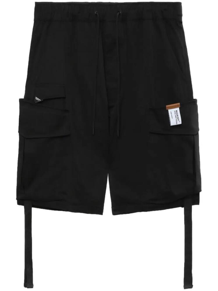 Musium Div. stretch-cotton cargo shorts - Black Cover