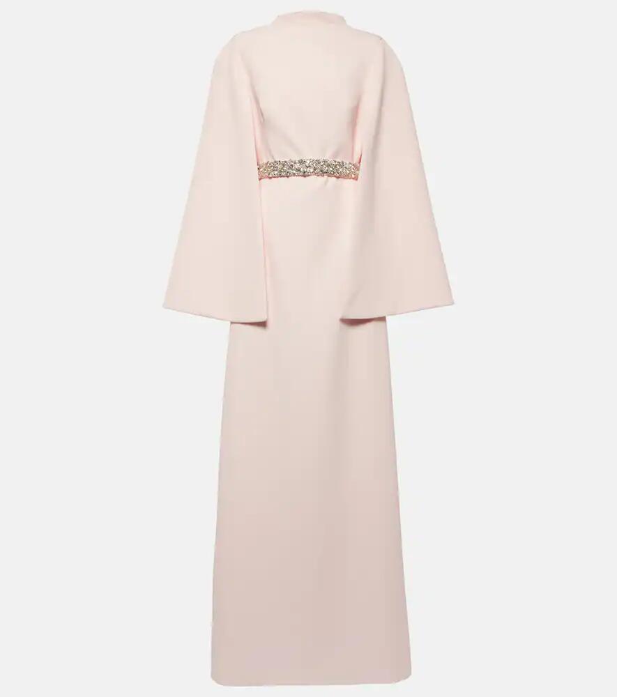 Safiyaa Harper embellished caped gown Cover