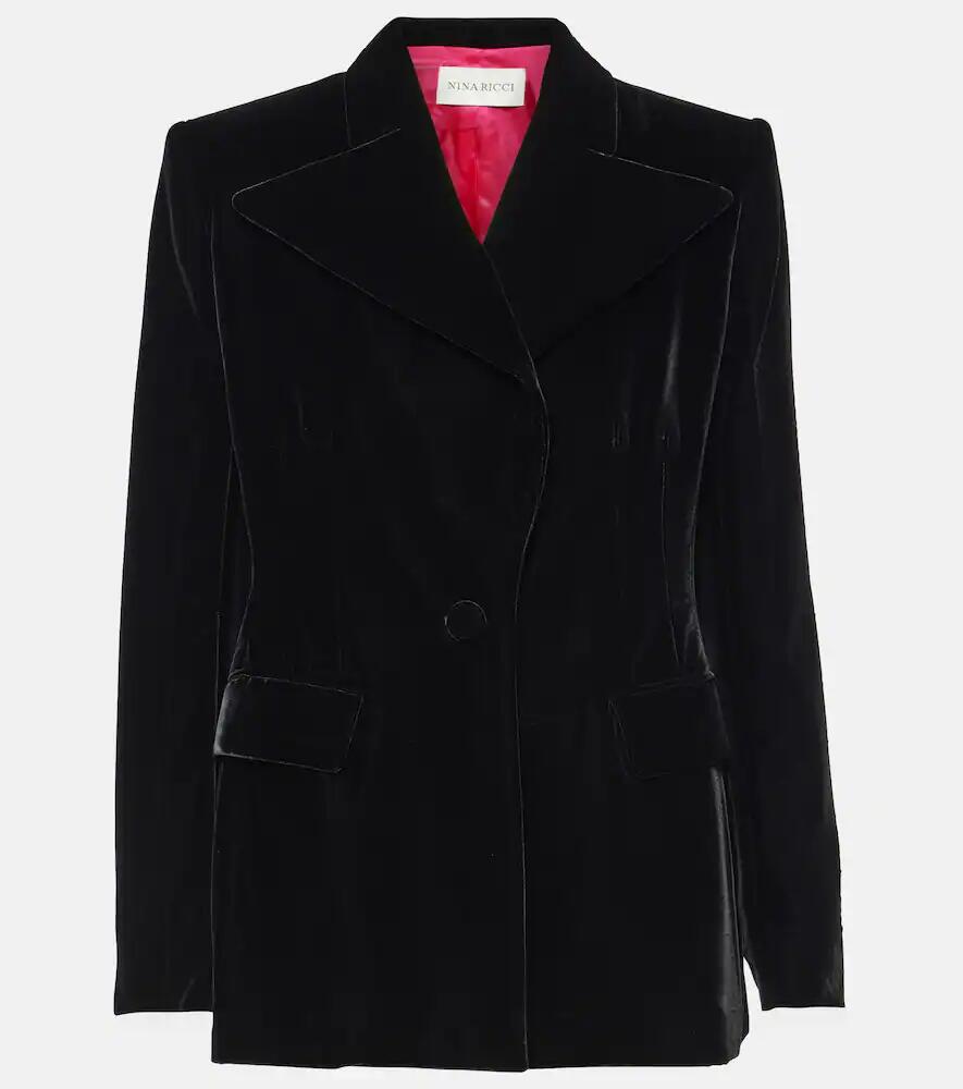 Nina Ricci Velvet blazer Cover