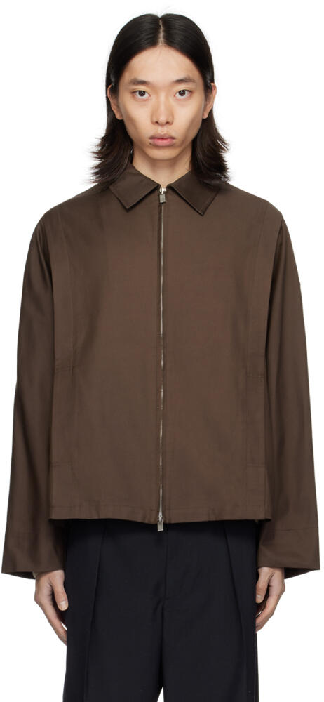 LE17SEPTEMBRE Brown Classic Jacket Cover