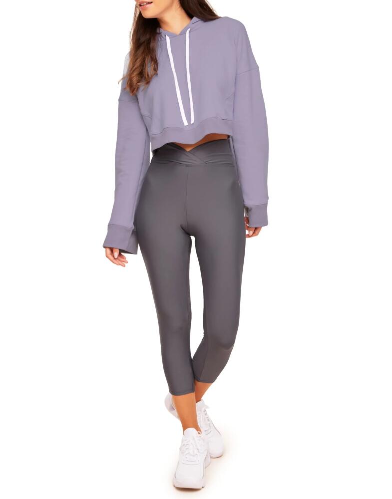 Adore Me Hera Loose-Fitting Sweatshirt in Medium Purple Cover