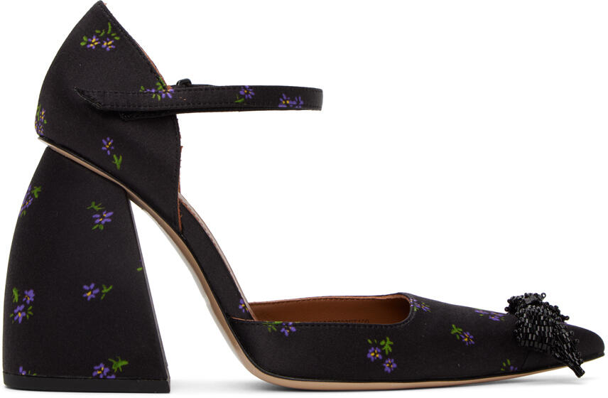 SHUSHU/TONG Black Floral Heels Cover