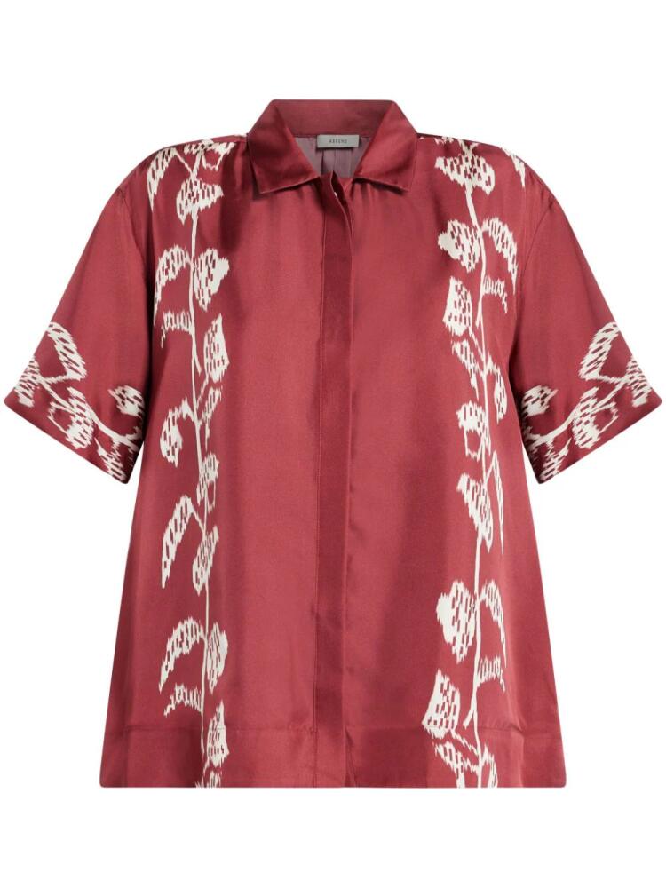 Asceno Montauk shirt - Red Cover